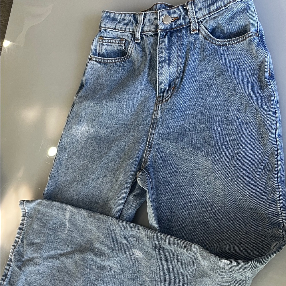 SHEIN Light Blue Denim Jeans -Tall